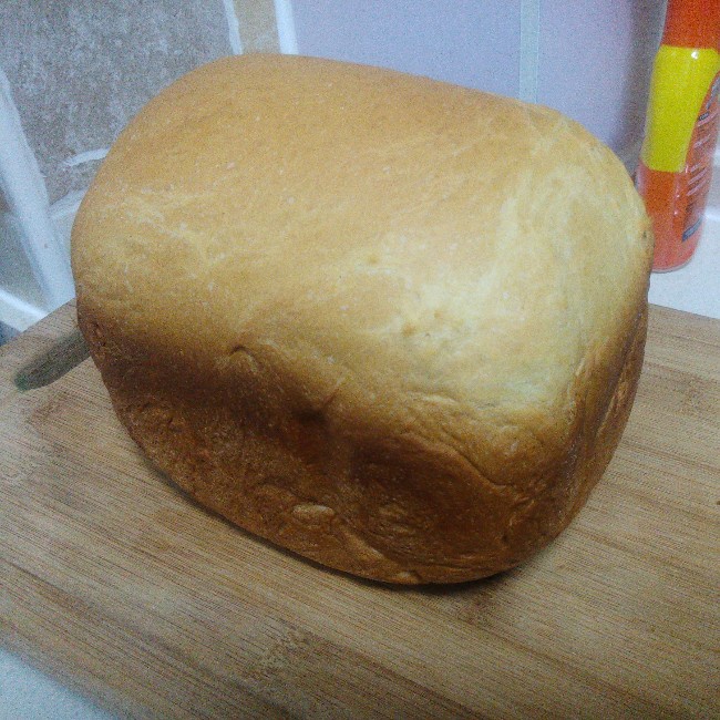 超级好吃的原味面包（面包机版）