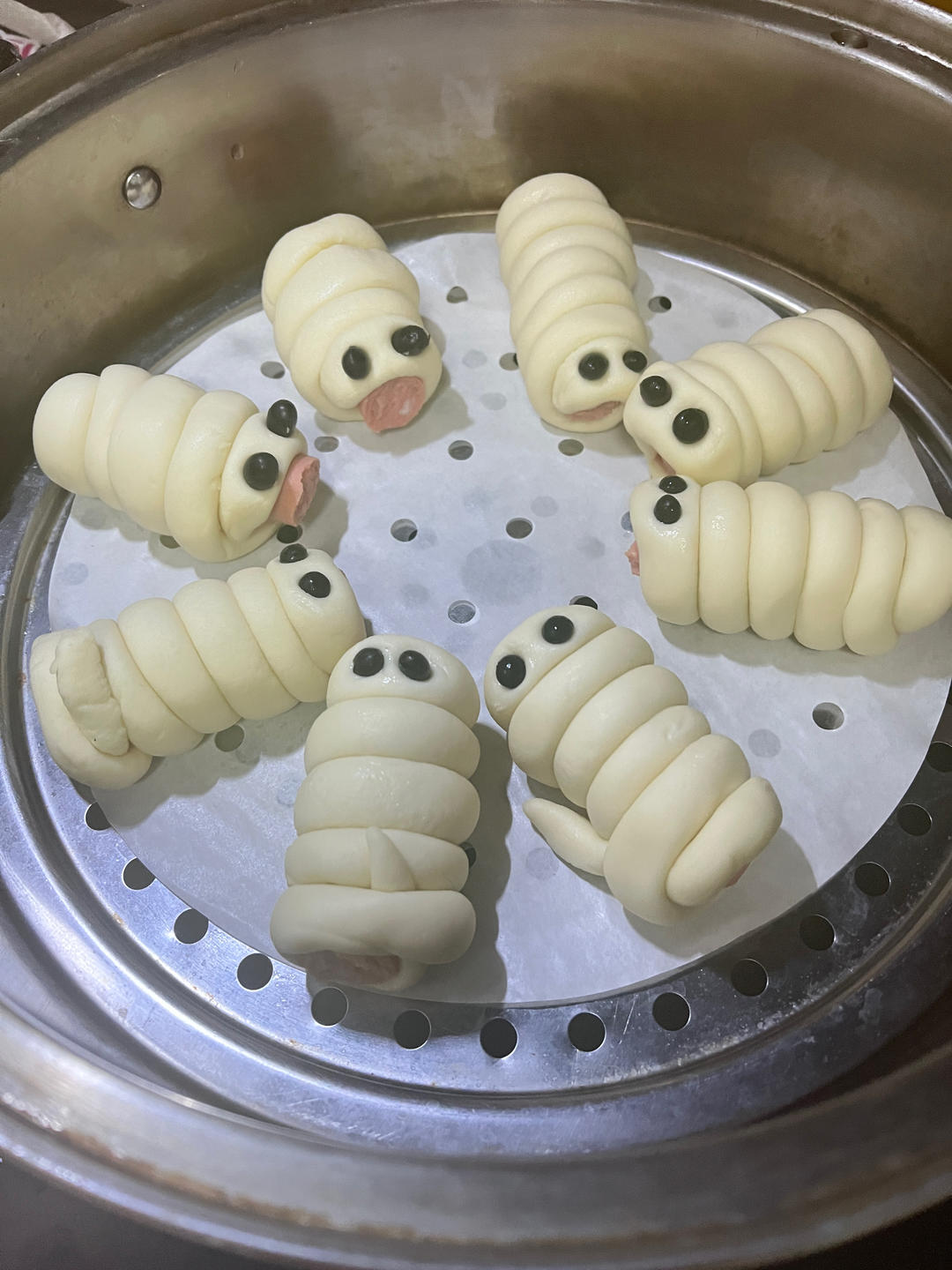 毛毛虫馒头（一次发酵）
