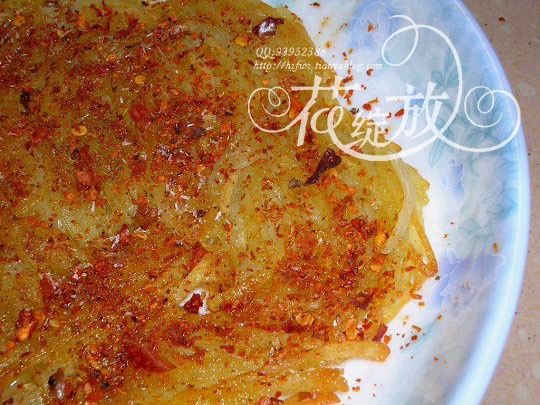 麻辣土豆丝饼的做法