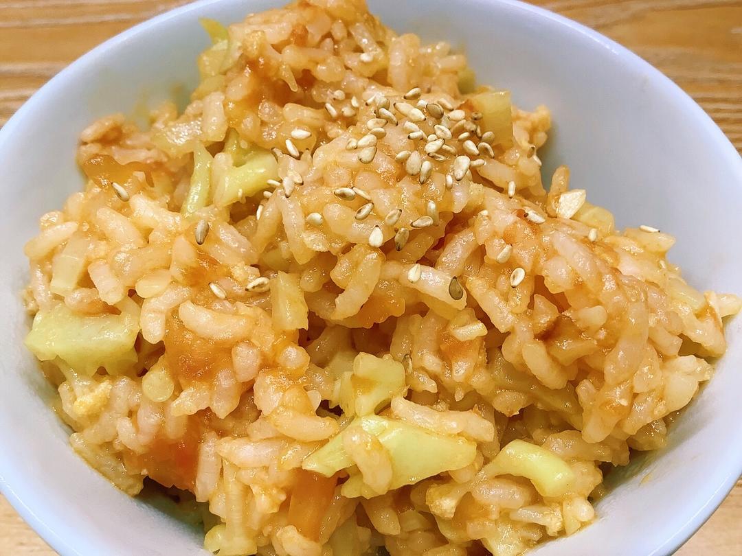 茄汁花菜烩饭的做法