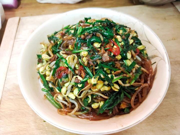 豆芽炒粉条