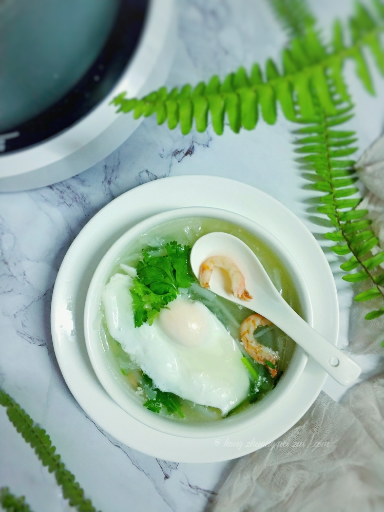 每天都想喝的鲜味减脂汤——萝卜鸡蛋汤的做法