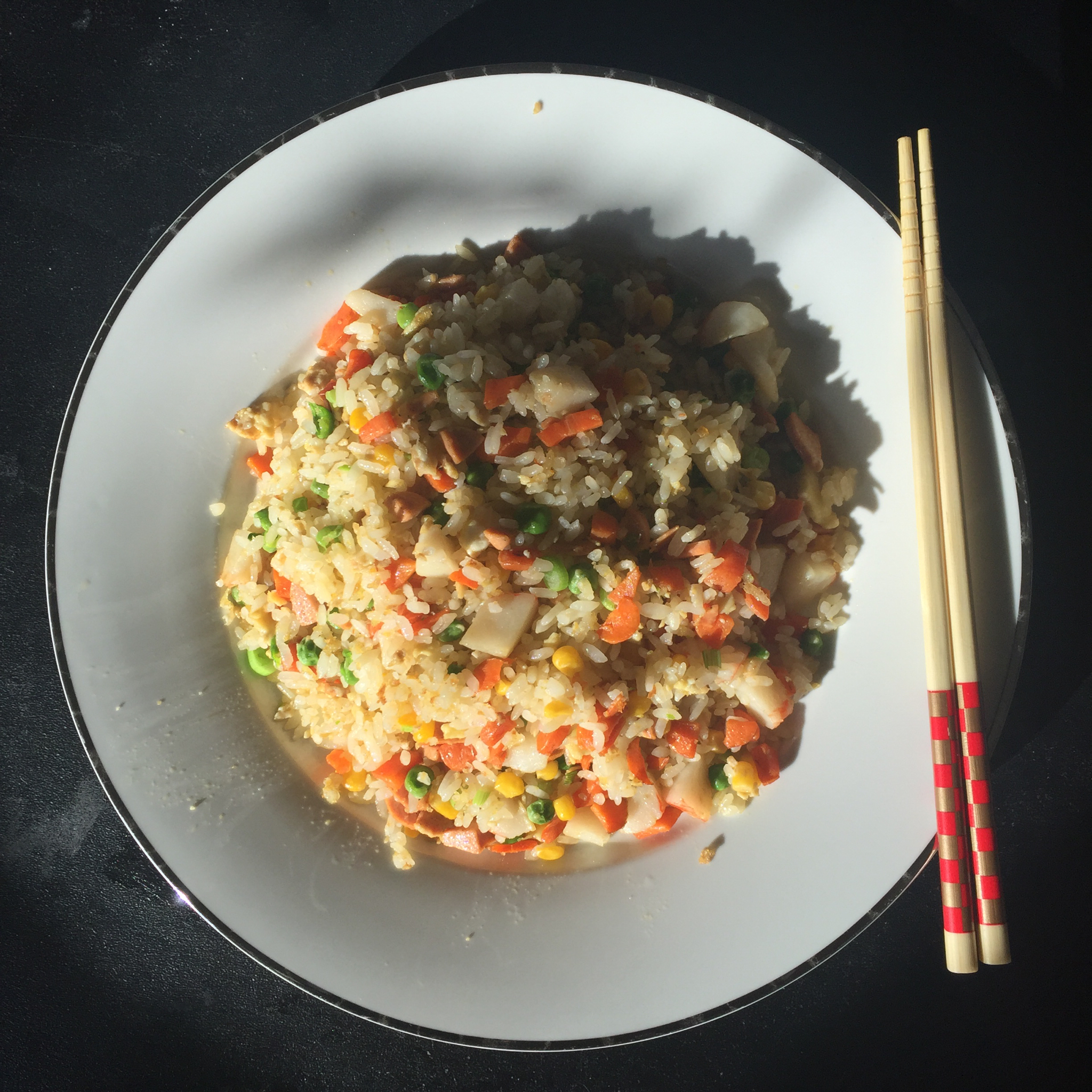 胡萝卜蛋炒饭