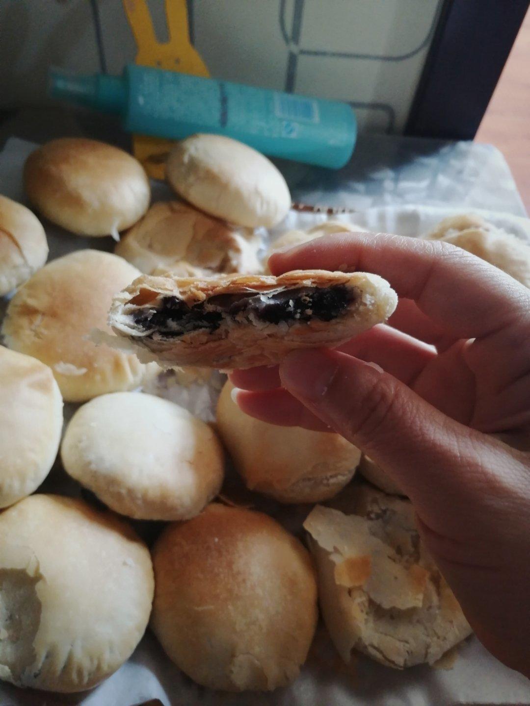 复制街头火爆的紫米酥饼