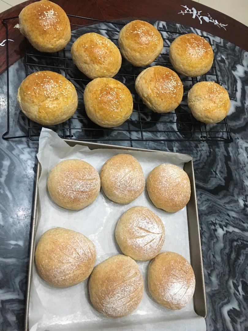 豆沙蛋黄面包～好吃到哭～