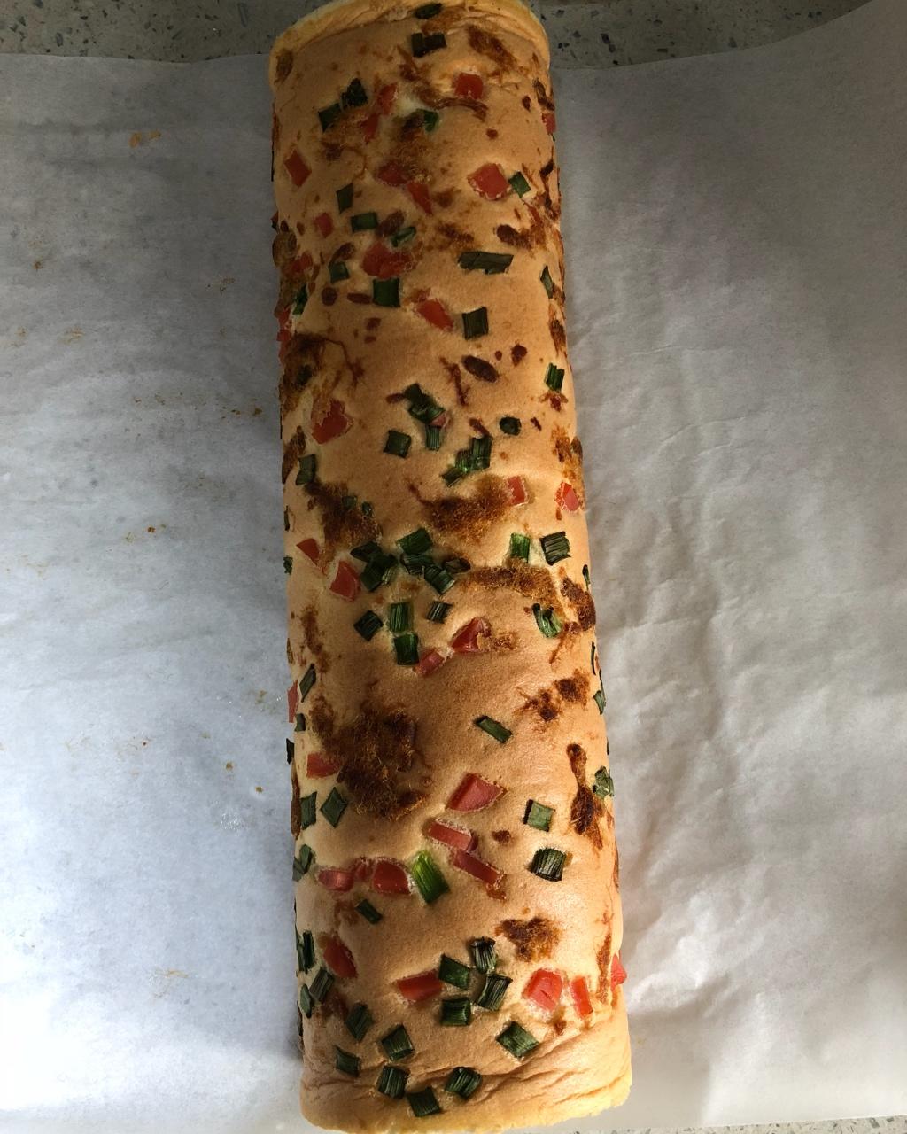 香葱肉松蛋糕卷