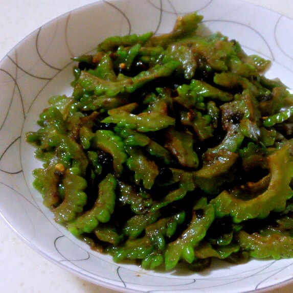 豆豉炒苦瓜
