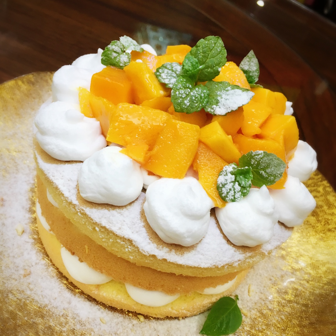 芒果裸蛋糕 完美戚风胚