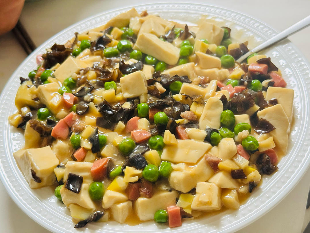 能让孩子一碗饭很快下肚的西施豆腐