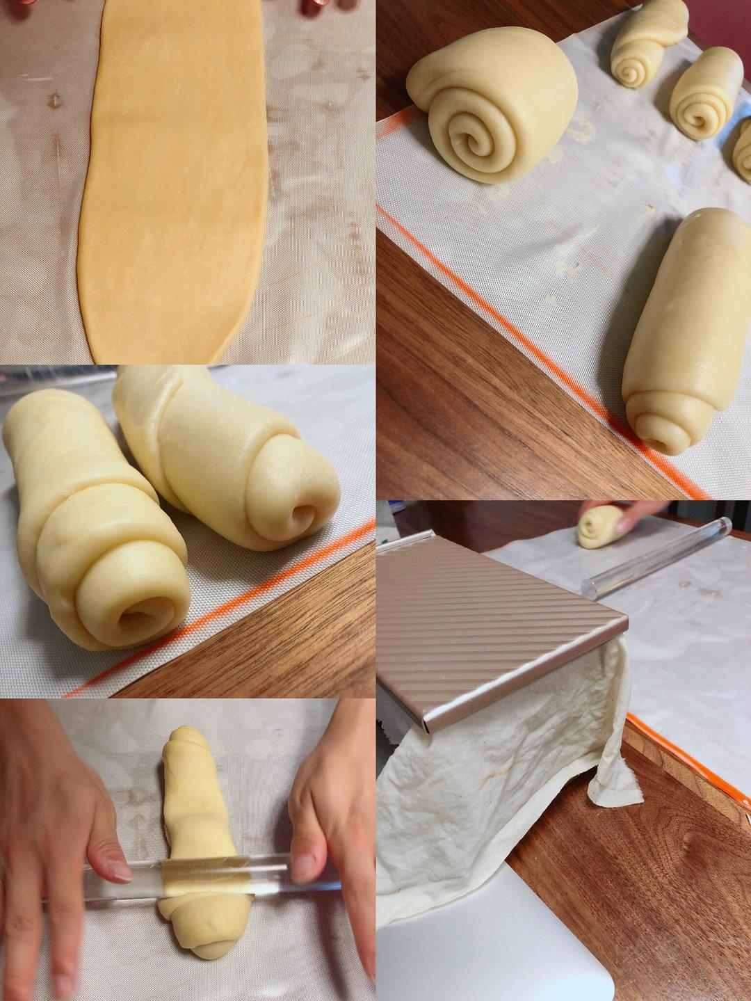 纯奶手撕吐司的做法 步骤1