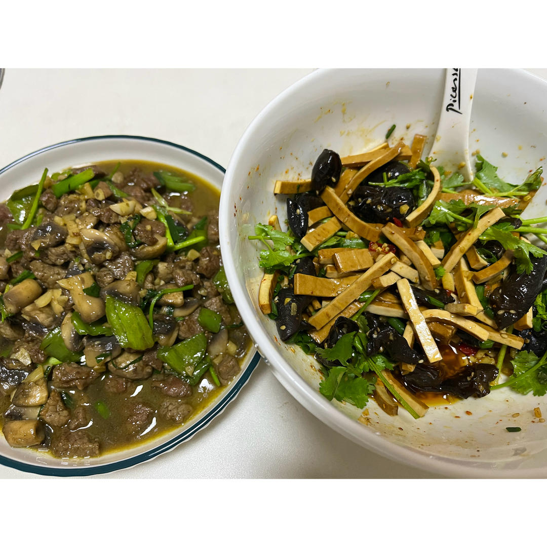 杏鲍菇牛肉粒