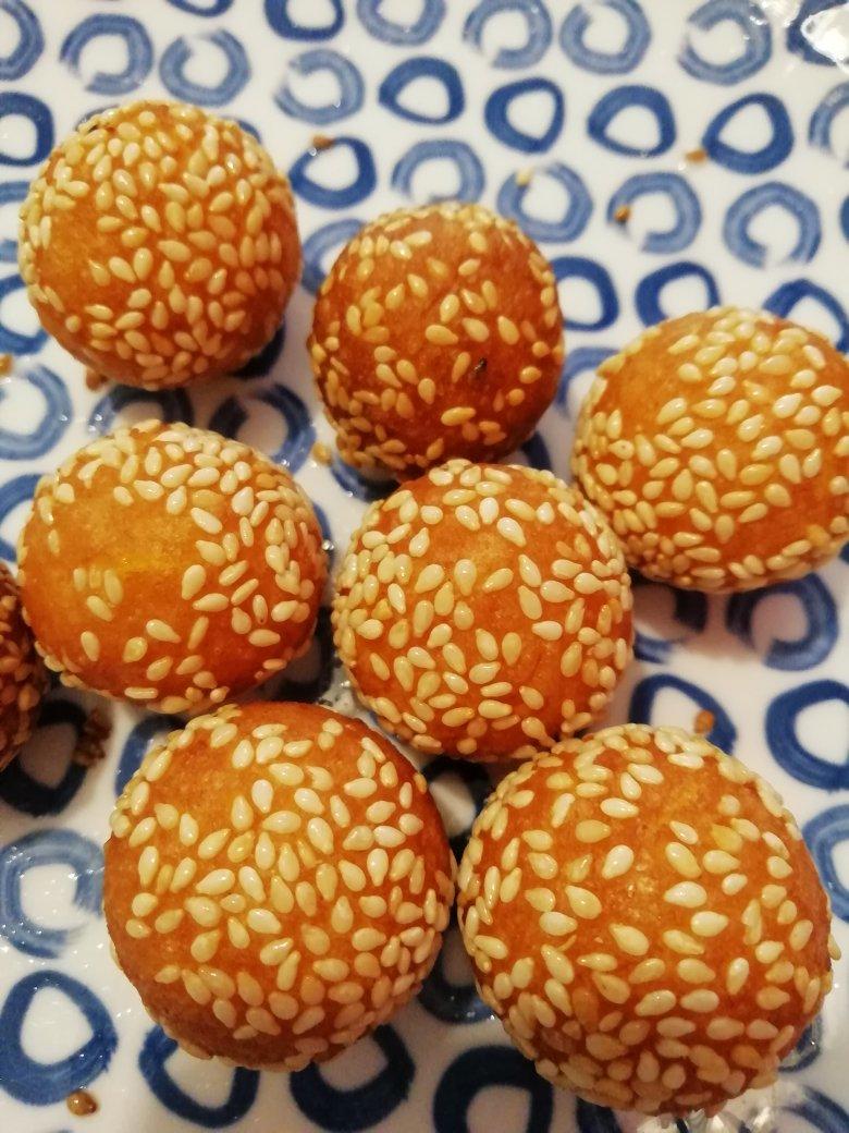 芝麻南瓜饼