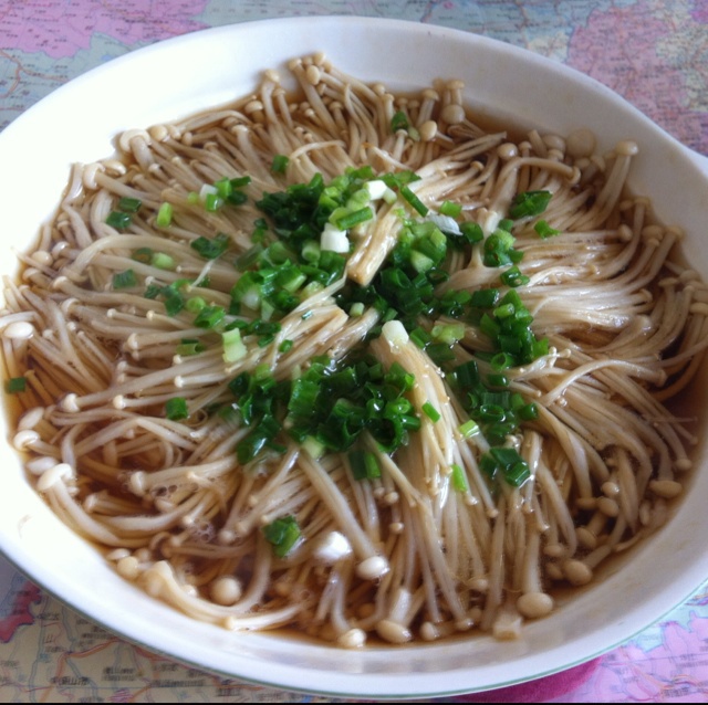 油泼金针菇