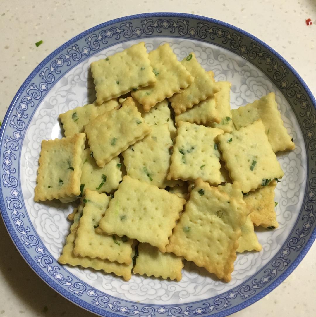 无糖香葱苏打咸饼干