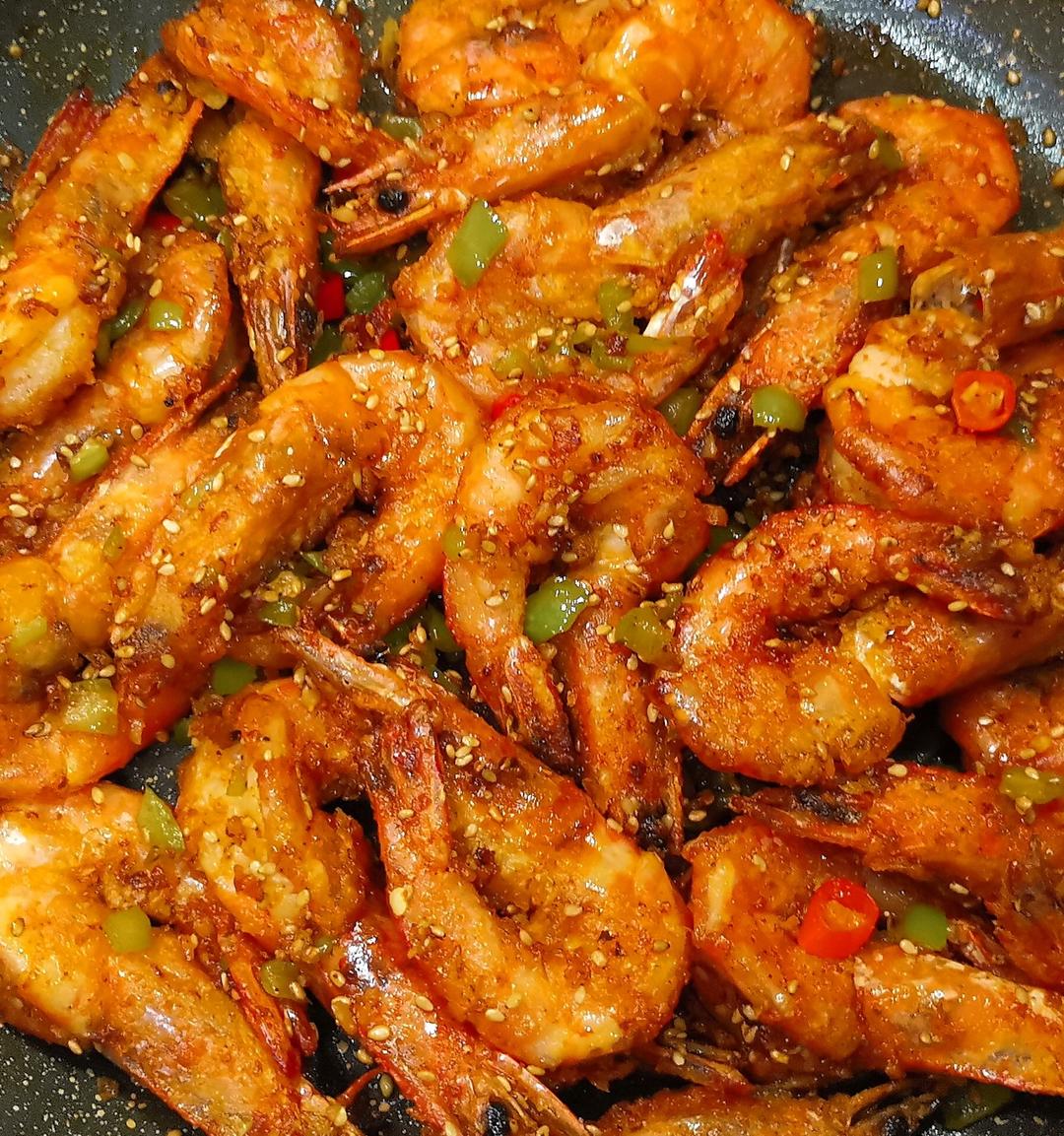 『荤』椒盐虾的做法