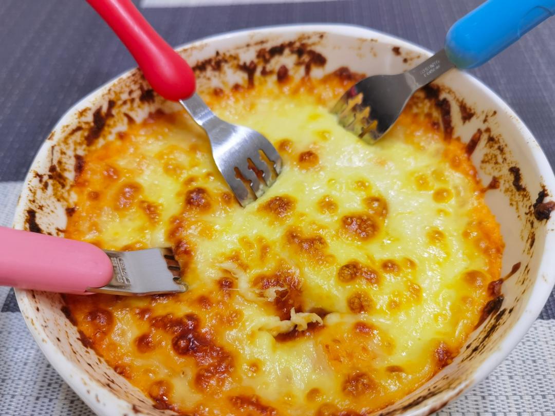 芝士焗红薯(烤箱版)