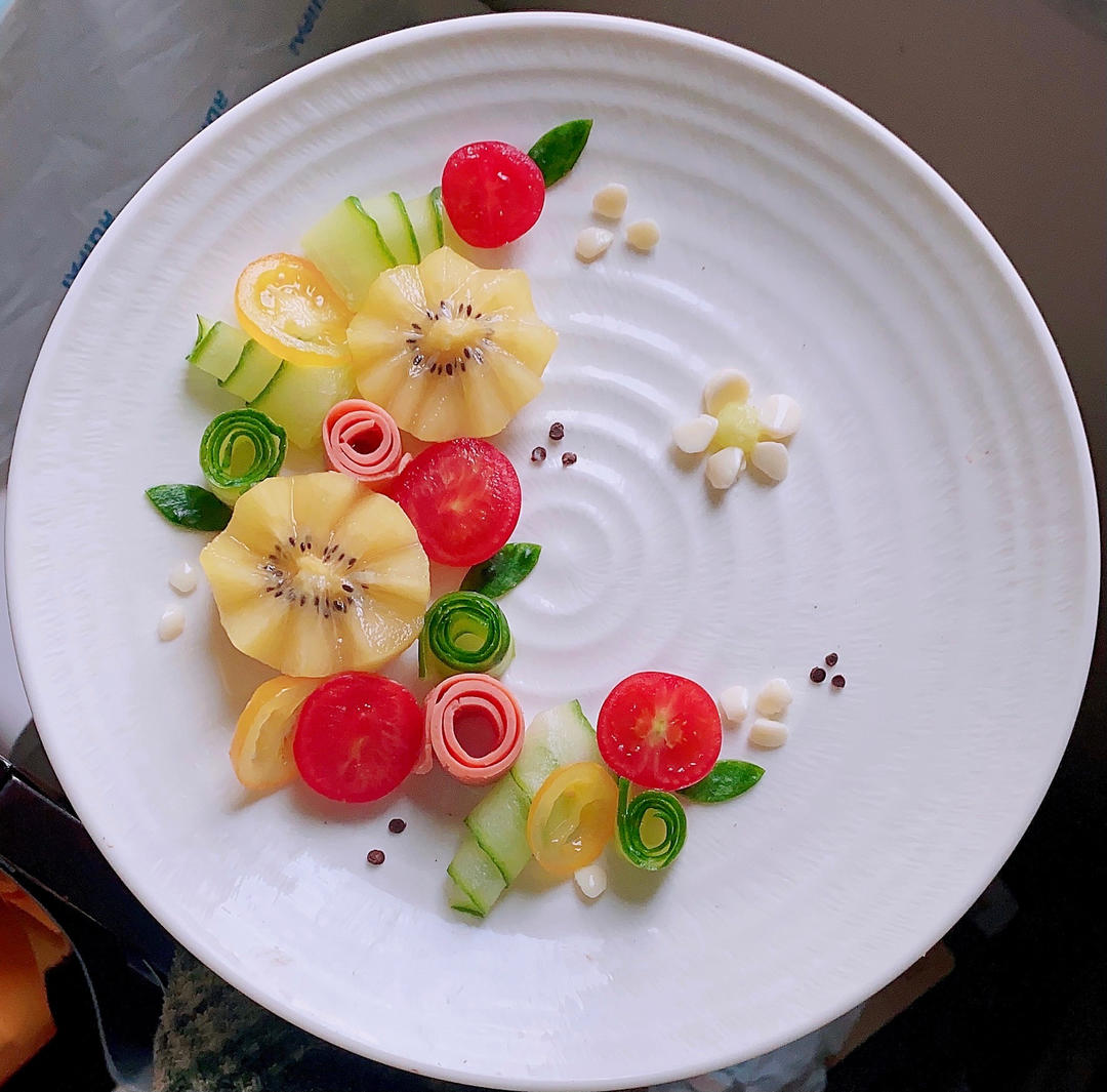 猕猴桃/奇异果摆盘 莲花造型