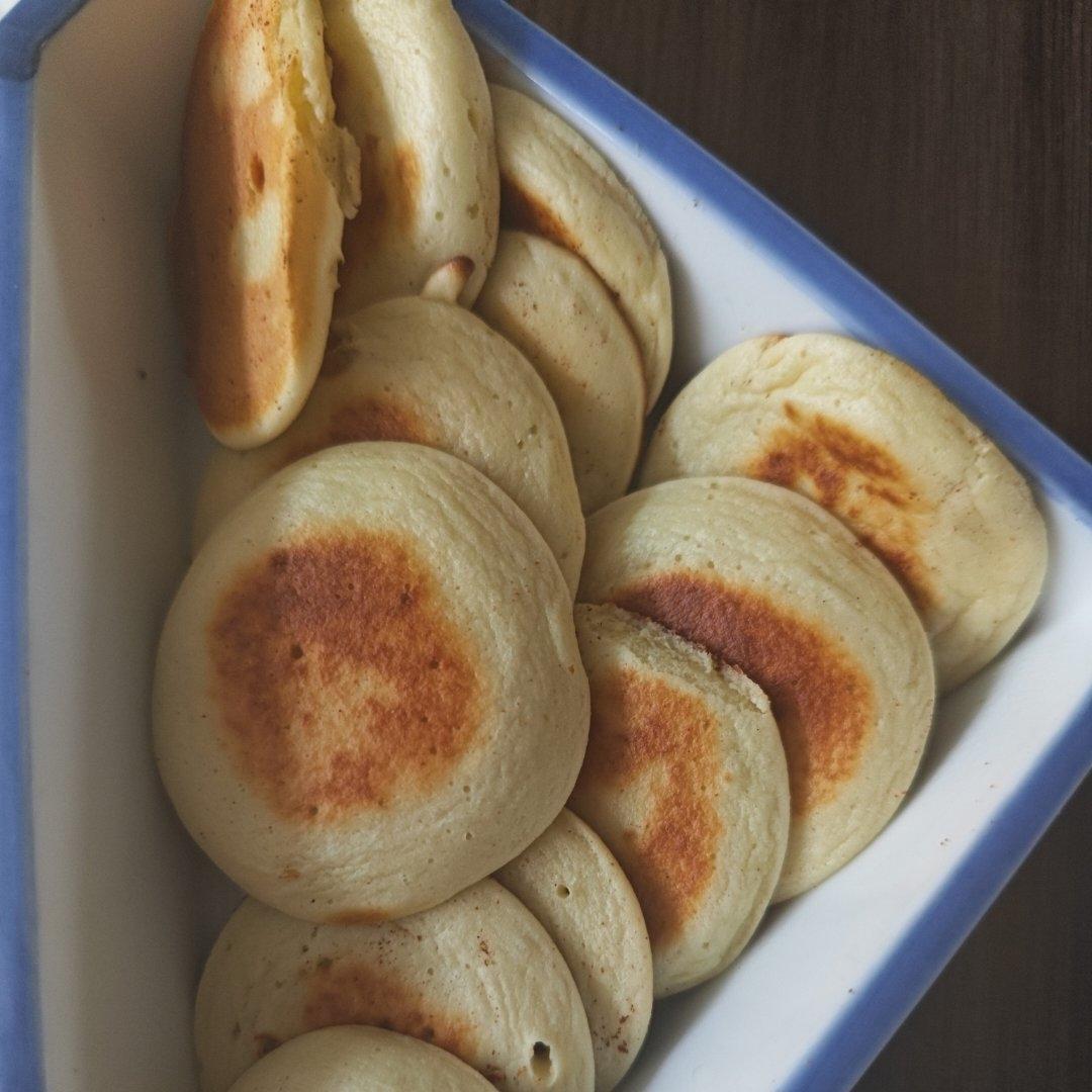 宝宝辅食：苹果奶香松饼