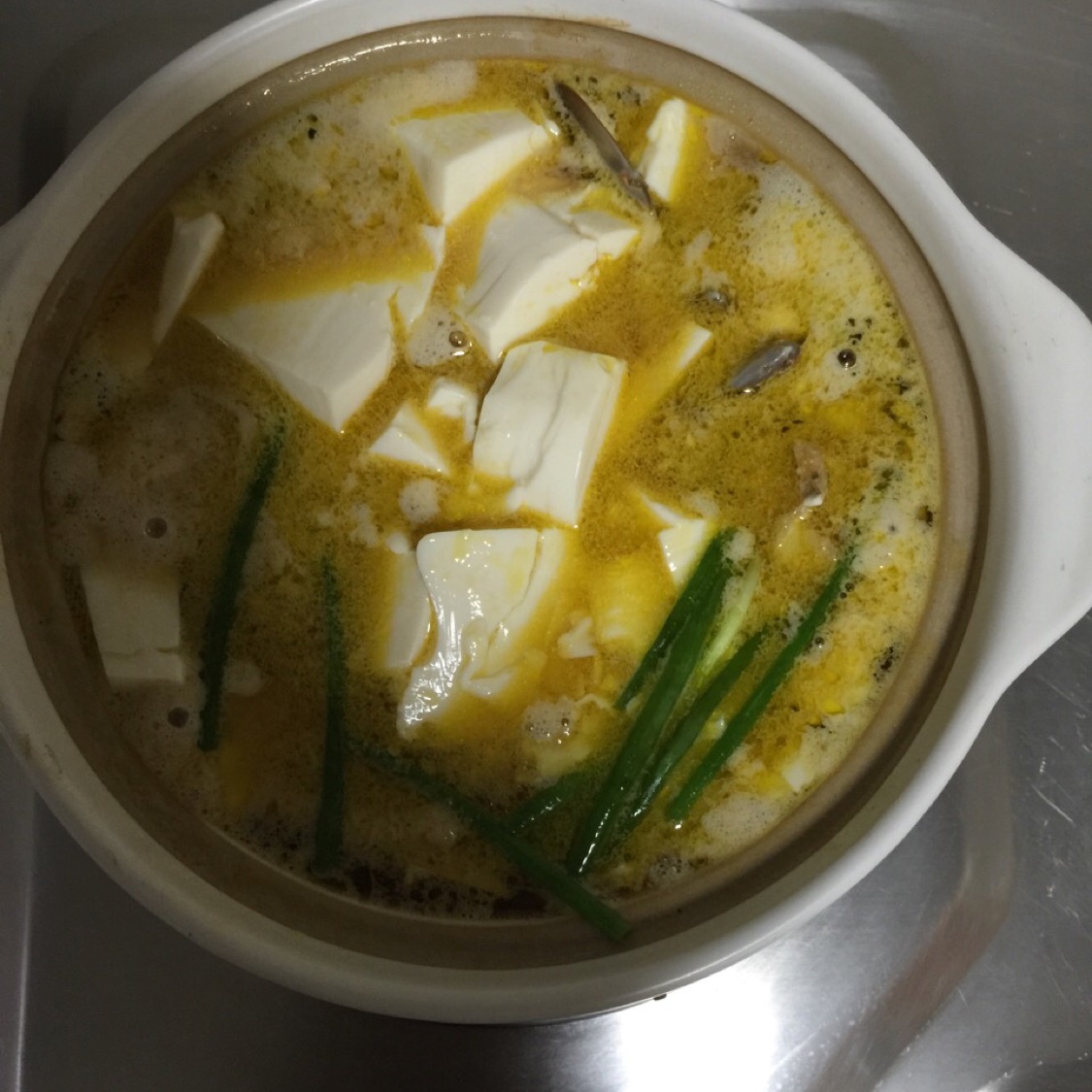 蕃茄梭子蟹豆腐煲