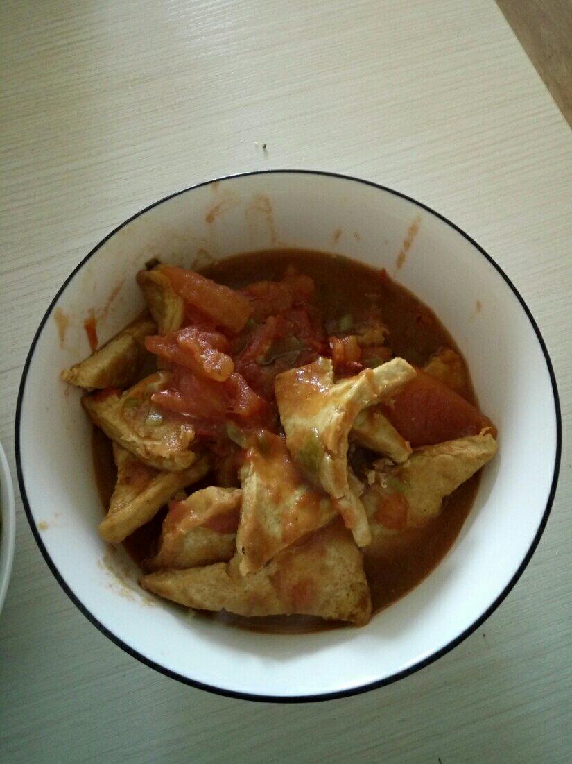 西红柿烧豆腐