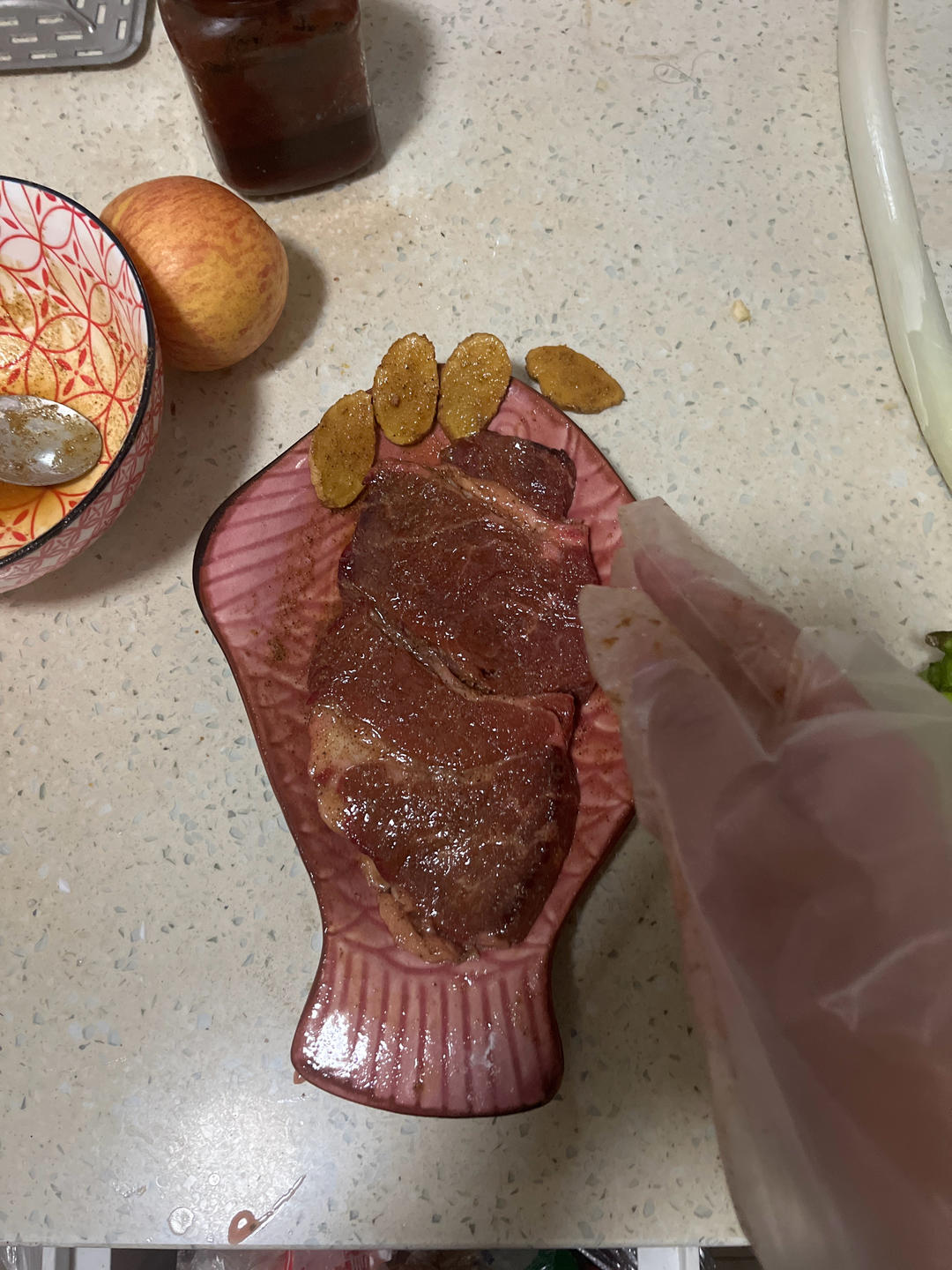 腌制牛排