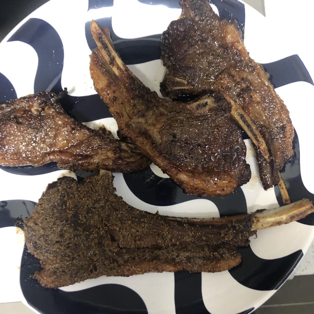 超好吃的烤羊排烤箱版