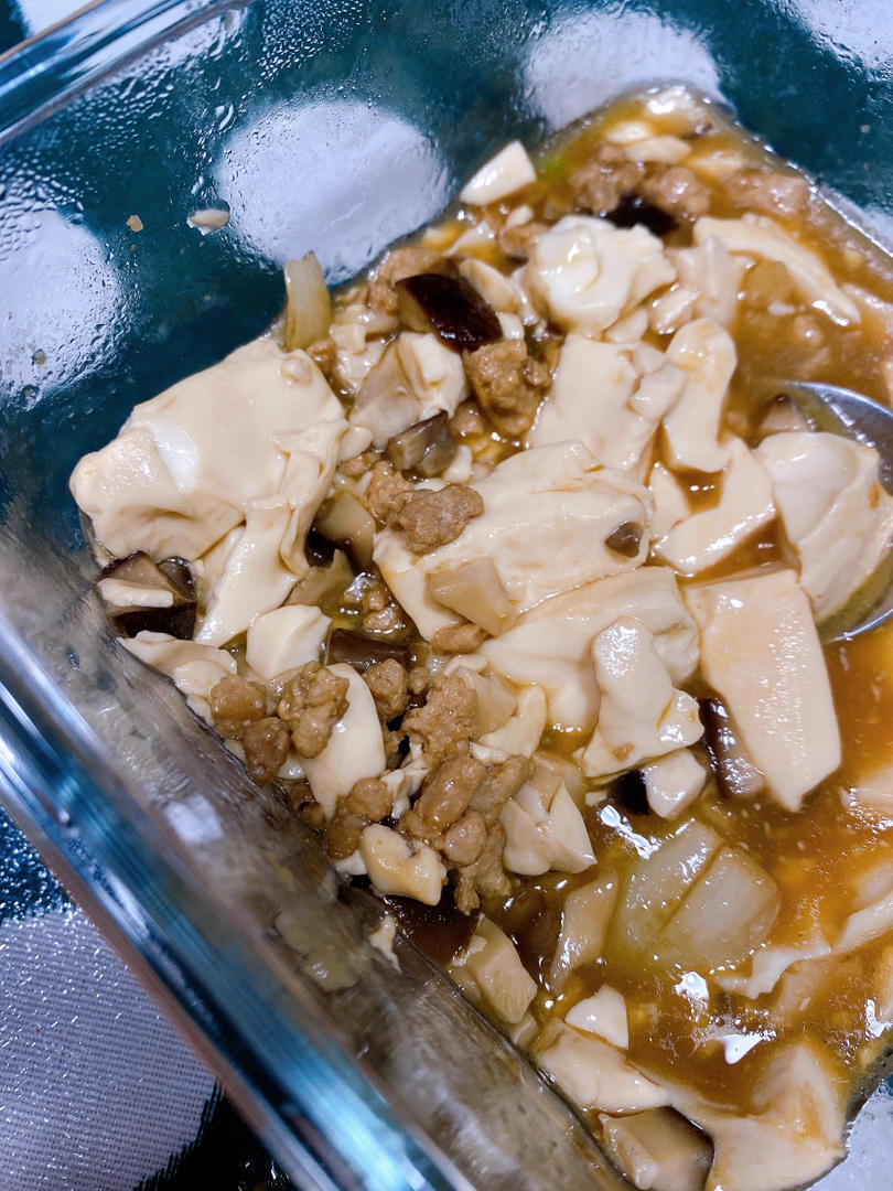肉末嫩豆腐｜嫩滑口感爽口！这道快手菜超级下饭！！（减脂少油版）