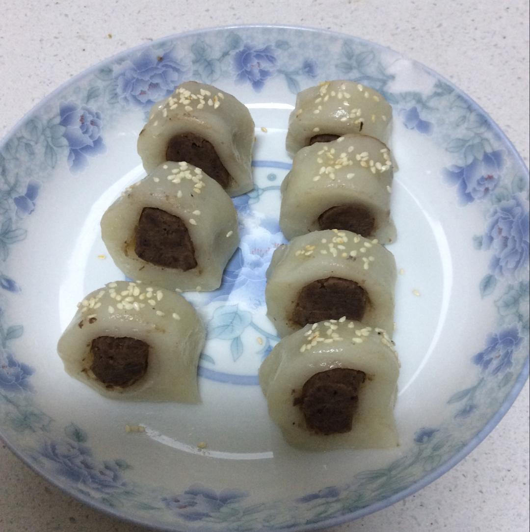 豆沙糯米卷
