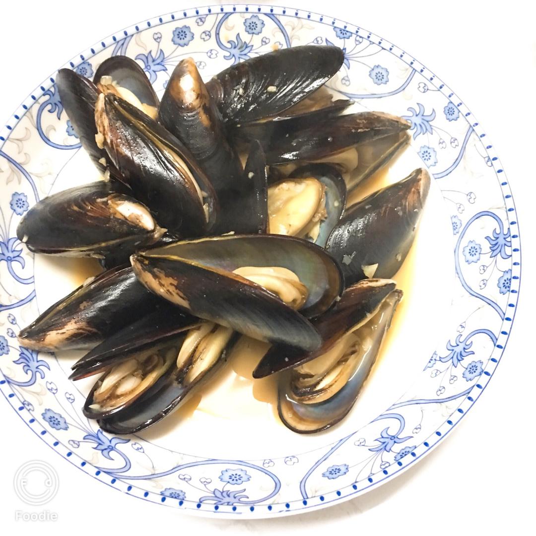 酒煮青口