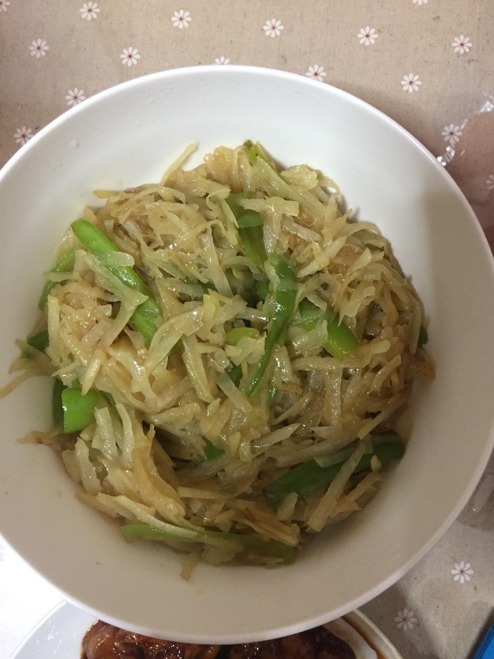 青椒土豆丝