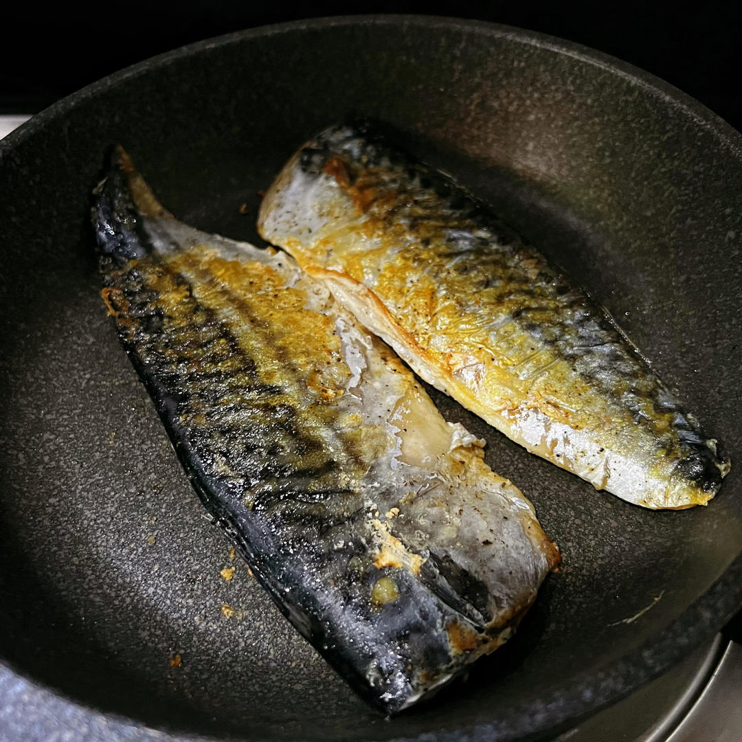 无油日式煎青花鱼 再也不去日料店了