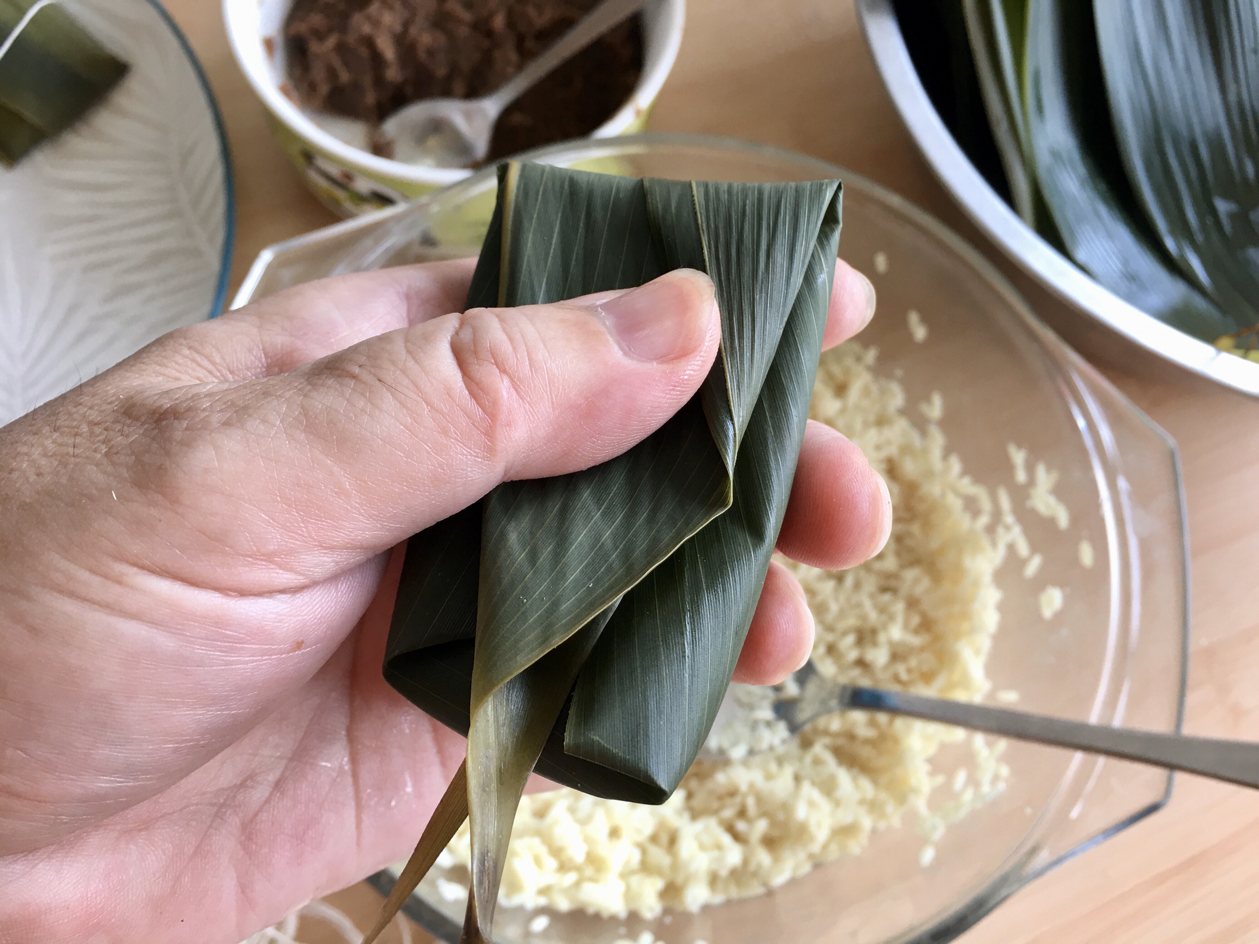 迷你豆沙枧水粽的做法 步骤15
