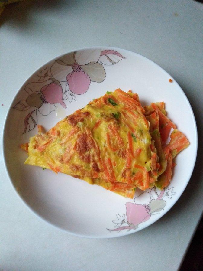 葱花胡萝卜鸡蛋饼