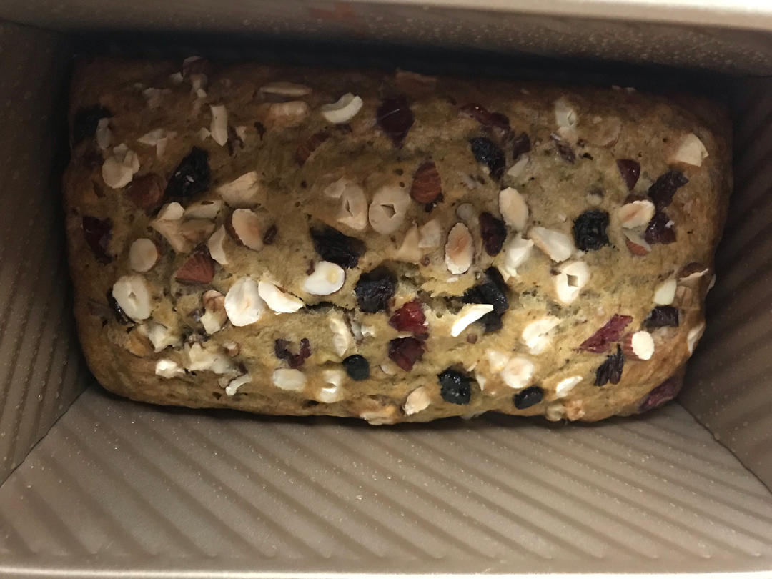 简易版香蕉核桃蛋糕