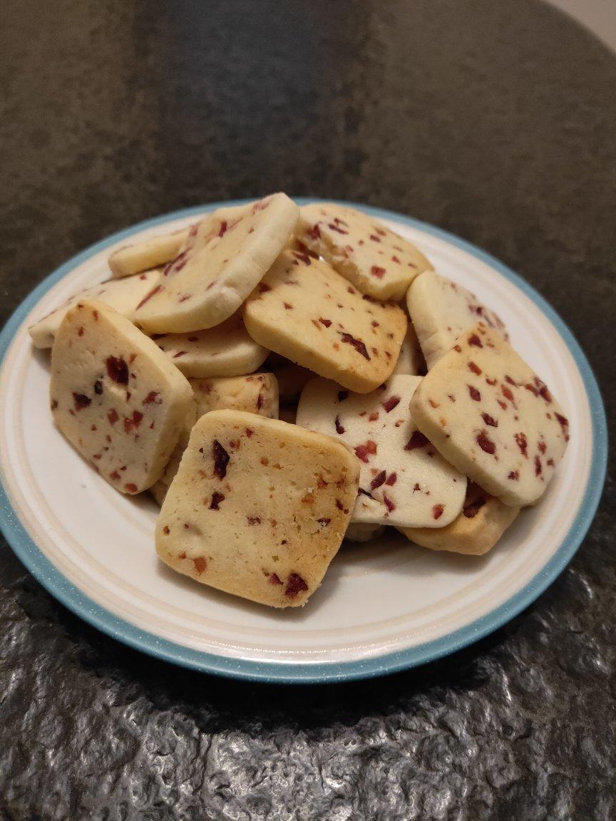 低糖少油版蔓越莓饼干