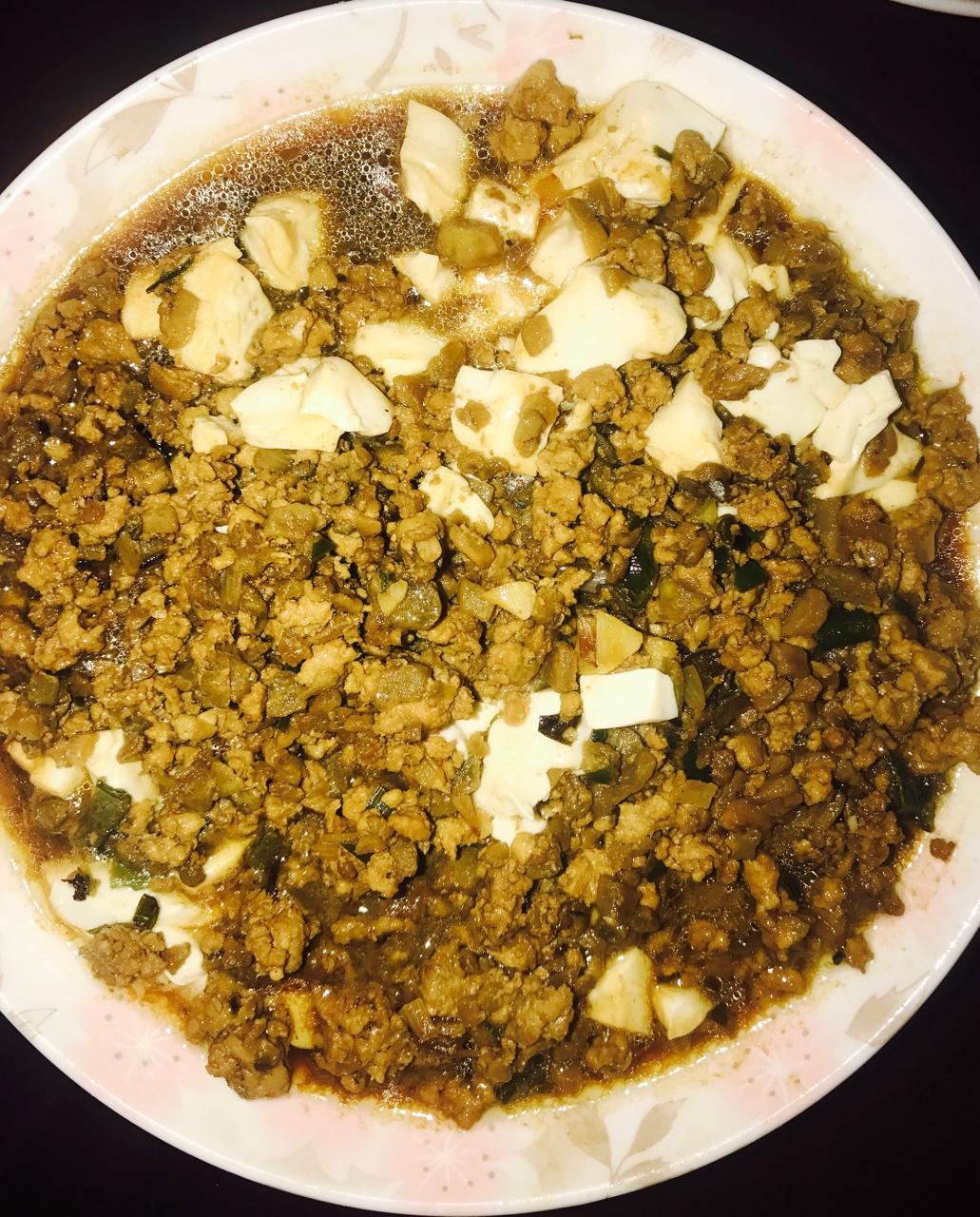 肉末蒸豆腐