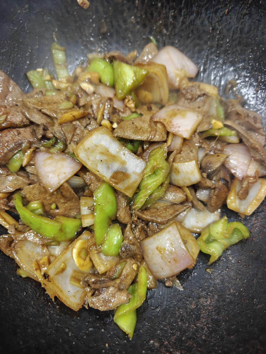 清炒猪肝嫩（低脂减脂）