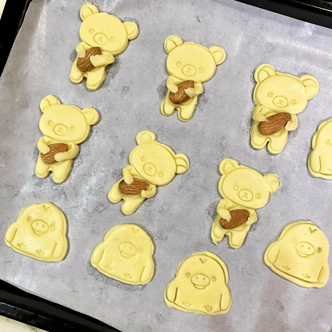 一抿即化酥到掉渣的珍妮曲奇云顶小花/烘焙视频饼干篇1