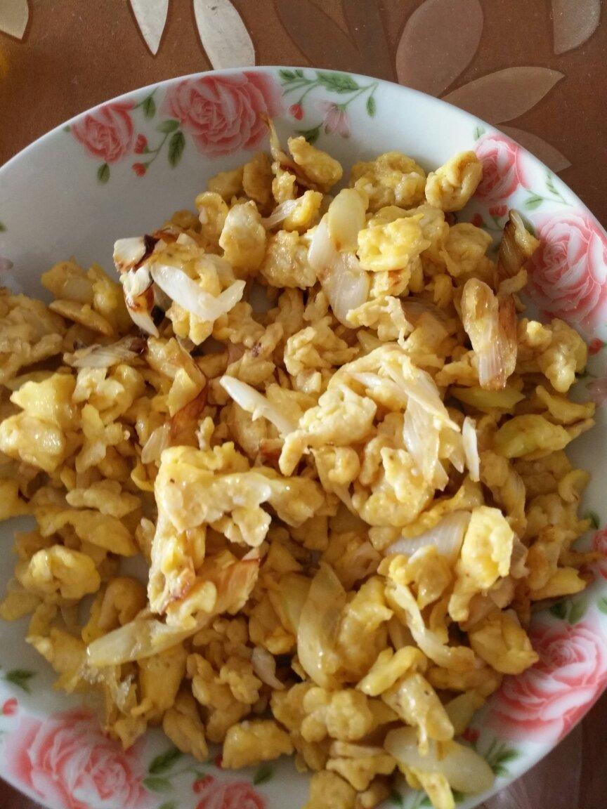 私房大葱炒鸡蛋