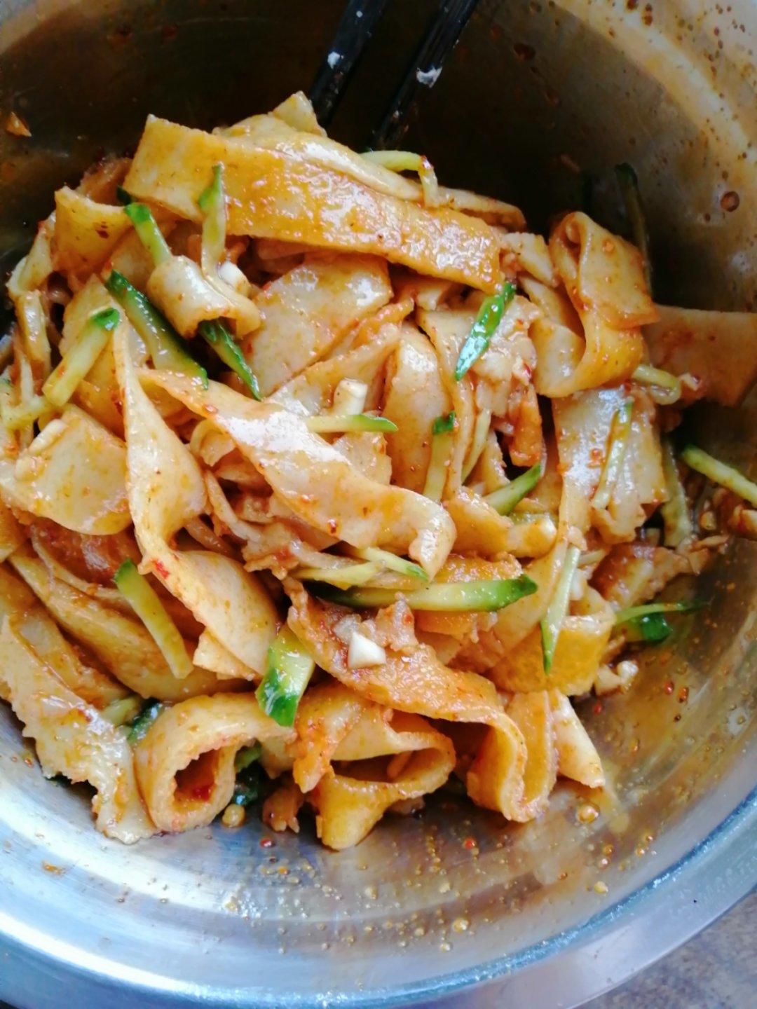 快手又筋道的凉皮，可能是全网最快的做法