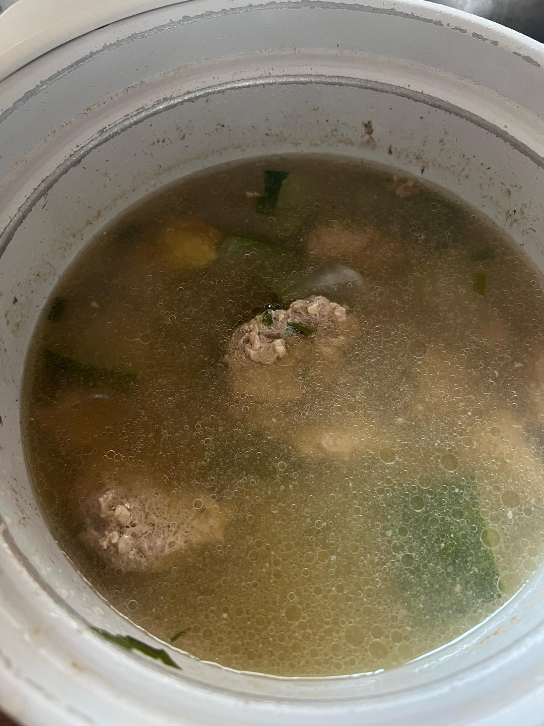 不用油不开油锅【冬瓜肉圆汤】