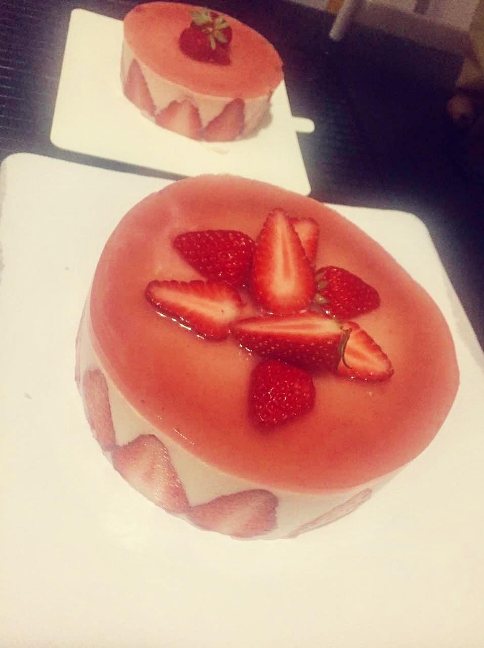 《Tinrry下午茶》教你做草莓芝士慕斯（6寸配方）