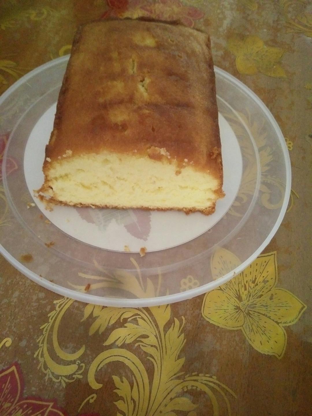 原味磅蛋糕 | 无需泡打粉