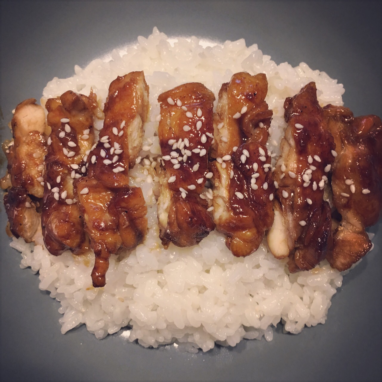 日式照烧鸡排饭