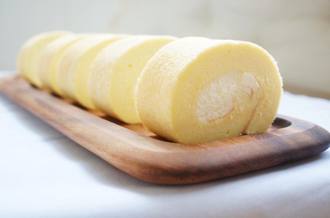 老马过家家做的原味蛋糕卷