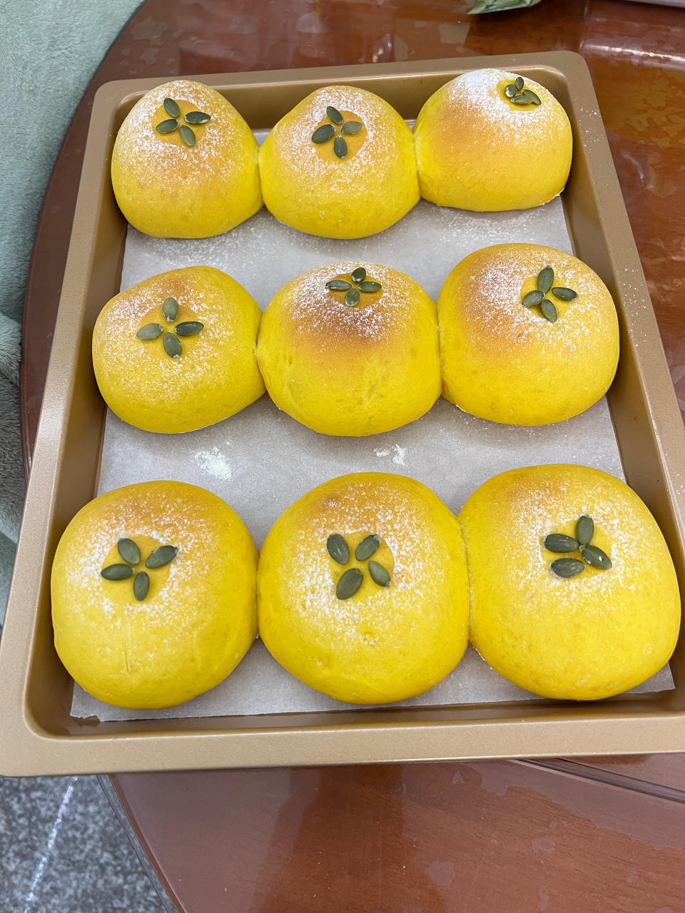 松软又好吃的南瓜乳酪软欧包❗️一次成功