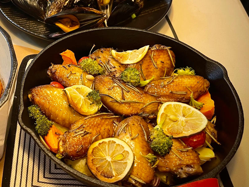 法式香草烤鸡腿