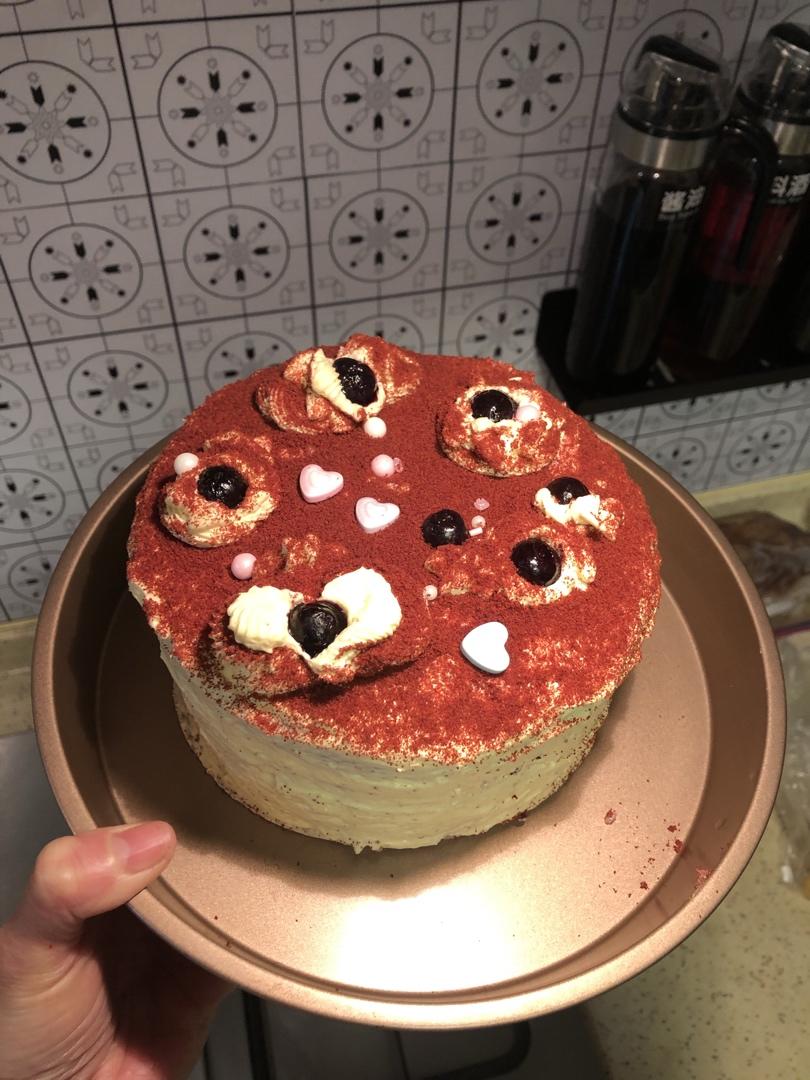 超正宗的红丝绒蛋糕