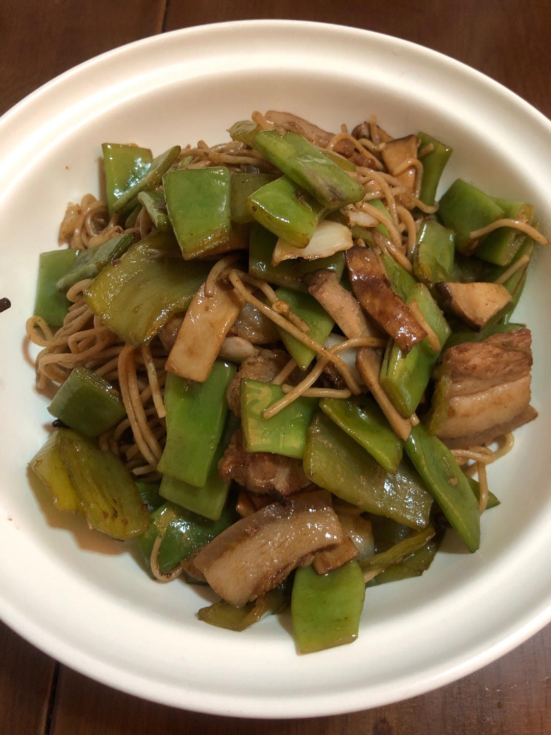 地道老北京扁豆焖面 豆角焖面 太好吃小心吃撑哦