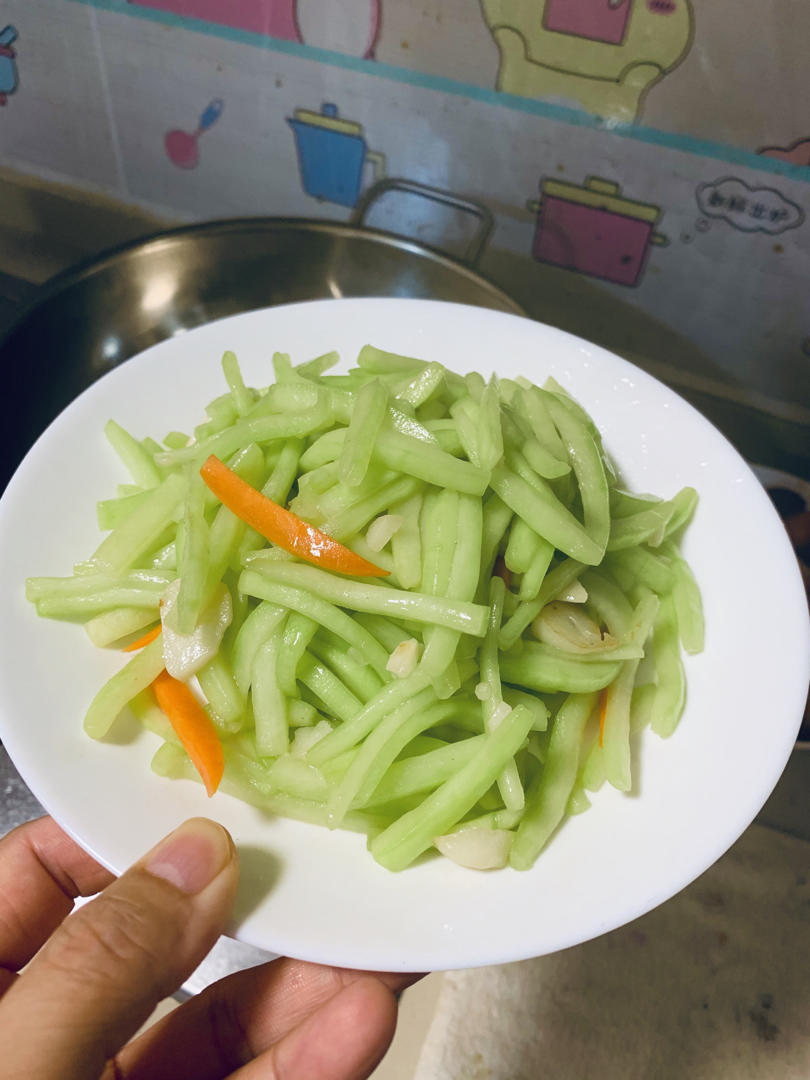 清炒西瓜皮